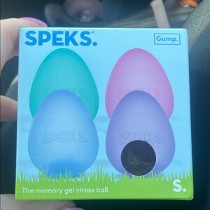 Speks “Gump” Memory Gel Stress Ball Set for Easter NIB